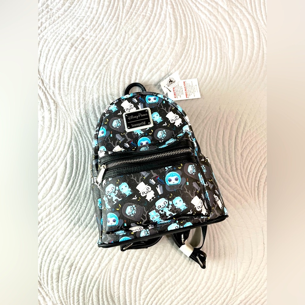 DISNEY PARKS Haunted Mansion Funko Pop! Loungefly Backpack NWT Halloween